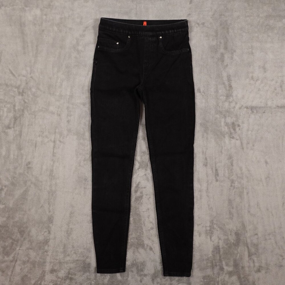 Spanx jean-ish ankle leggings women's extra small tall black
